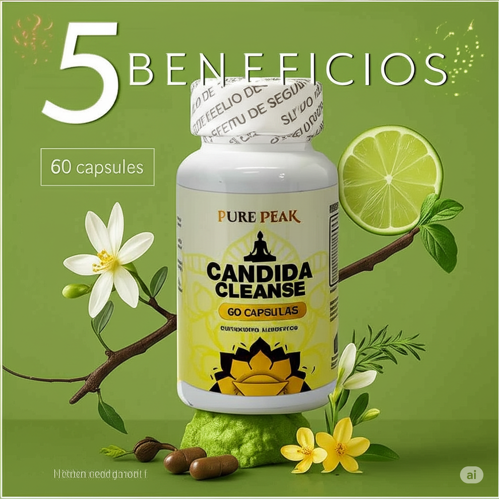 CANDIDA CLEANSE 60 CAPSULAS + ENVIO GRATIS