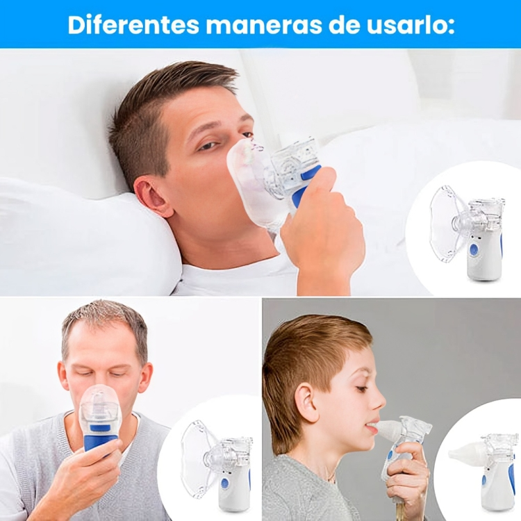 NEBULIZADOR PORTATIL DE USO PROLONGADO + ENVÍO GRATIS