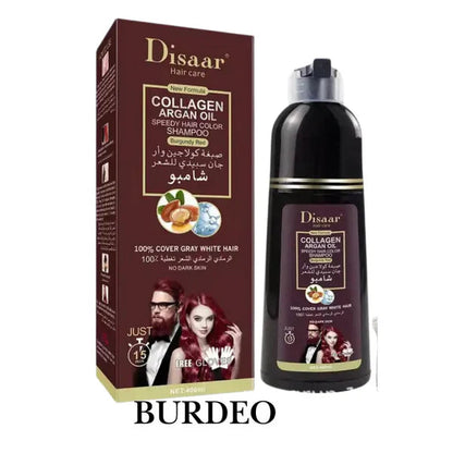 Shampoo Disaar® – Fórmula 100% Natural que Cubre las Canas al Instante + Envió Gratis